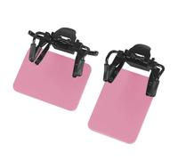 MiOYOOW Patchs pour Lunettes de Tir 3×4cm, 2 Pcs Patchs Lunettes se Tir à l'arc Rotatives à 180 °, Patchs Tir Légers Résine Standard International, pour Tir de Vue Aide à la Cible (Couleur)