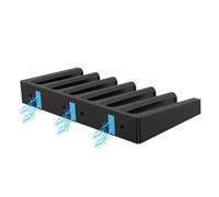 MiOYOOW Porte-chargeurs pour Armes à Feu, Support Mural Magazines Pistolet, Montage Magnétique/vis, Rack Rangement pour 6 Chargeur AR-15
