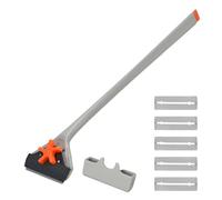 MiOYOOW Racleur Algae Aquarium 35cm, Grattoir Vitre pour Aquarium Planté avec Lame Interchangeable, Brosse Nettoyage Fond Sable à Poignée Antidérapante, pour Poisson Eau Douce et Mer