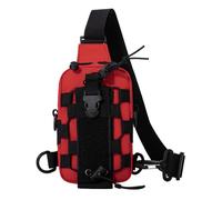 MiOYOOW Sac à Bandoulière Tactique, Pochette Tactique, Sacoche d'épaule Étanche,Sac de Poitrine Imperméable et Polyvalent, Réglable pour Sports de Plein Air, Escalade, Camping