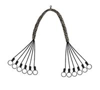 MiOYOOW Sangle de Canard, Lanière-gibier à 12 Boucles Suspension, Porte-gibier de Chasse au Canard, 75cm Lanière d'Appel Légère pour Chasse aux Oiseaux de Canard