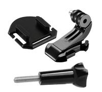 MiOYOOW Support Tactique pour Caméra d'action en Aluminium, Boucle de Suspension pour Gilet de Randonnée, Support Adaptateur avec Fixation sur Sangles Molle ≤ 2.5cm Universel Léger et Résistant