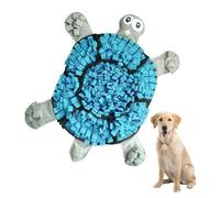 MiOYOOW Tapis de Flair pour Chien Format de 80x80 Cm, Jeu d'Éveil et de Recherche de Friandises, avec Poches et Rabats, Coussinet Antidérapant pour Ralentir l'Alimentation et Animaux de Compagnie