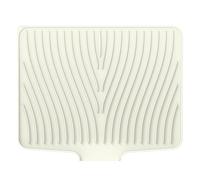 MiOYOOW Tapis Egouttoir Vaisselle, 40×33cm Tapis de Séchage Pliable en Silicone, Tapis Isolant Cuisine, avec Trou de Drainage, Lavable au Lave-Vaisselle