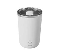MiOYOOW Tasse à Café Auto-mélangante, 350ML IPX6 étanche, Mug à Mélange électrique Magnétique en Acier Inoxydable, avec Couvercle, pour la Maison, les Voyages et le Bureau