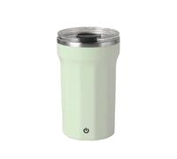 MiOYOOW Tasse à Café Auto-mélangante, 500ML Tasse à Mélange électrique Magnétique en Acier Inoxydable Rechargeable, avec Couvercle, pour la Maison, les Voyages et le Bureau