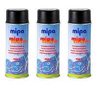 MIPA Mipatherm Lot de 3 laques thermiques pour four Noir Jusqu'à 800 °C 400 ml
