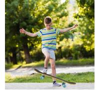 MIPAN.Skateboard Complet Cruiser pour Enfants 79cm - Avec e Type T - Pour Filles Garçons Débutants,Skateboard - Bleu