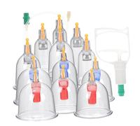 Mipcase 1 ensemble Kit de Ventouses de Massage Cupping pour Soins Du Corps de Accessoires de Thérapie Cupping Outil Économique et Sûr pour Auto Massage et Relaxation Musculaire