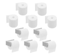 Mipcase 1 Ensemble Modèle de Rouleau de Papier Accessoires Miniatures de Maison de poupée Mini-Papier hygiénique Miniatures réalistes Miniatures pour poupées Support de poupée Miniature