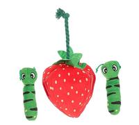 Mipcase 1 Jeu Chien en Peluche Jouets pour Chiots pour Chien Chenille Chiens Jouets de Landau Chat en Peluche à mâcher Qui Sonne pour Chien résistant aux morsures