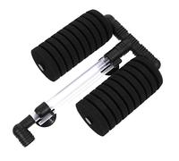 Mipcase 1 Jeu Filtre Éponge Distributeur Filtre D'aquarium Tubes Filtres Ultra Trousse Planche Réservoir Pompe De Bassin Et Kit De Filtre Plaque Embouteillée Étang Grattoir Plastique Black