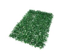 Mipcase 1 Jeu Mur Végétal Artificiel Fausse Plante Mur De Jardin Fausse Herbe Carrelage Carrés Pelouse En Gazon Artificiel Décor De Clôture Tapis Haie Artificielle Green Pp