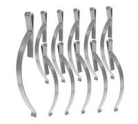Mipcase 1 Jeu Pièces D'écran De Fenêtre Printemps Clips Filtrer Agrafe Fenêtre D'écran Pinces pour Écran De Fenêtre Ressort De Fenêtre À Moustiquaire Acier Inoxydable 50 Pièces