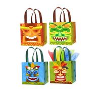Mipcase 1 Lot De Fourre-tout Hawaïens Polyvalents : À Bonbons Non Tissés Durables Pour Friandises, Et Autres Gourmandises De Fête, Pour Des Célébrations Sur Le Thème