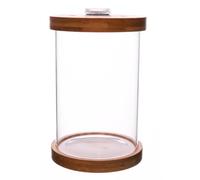 Mipcase 1 Pc Aquarium Paysager Accessoires Lumière Plantes D'aquarium Étain Réservoirs Lampe Poisson Bulle Aquariums Air D'aquarium LED Tableau Bande Base De Couvercle en Brown