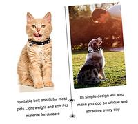 Mipcase 1 Pc Collier pour Animaux de Compagnie Halloween Costume Dog Collar collerette Chat Colliers élégants pour Animaux de Compagnie Colliers en Cristal pour Animaux de Compagnie Black