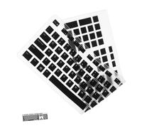 Mipcase 1 pièce Protecteur de Clavier Compatible avec Dell Housse Eclaboussures pour Clavier Filaire Noir Semi Transparent
