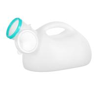 Mipcase 1 Urinoir Portable Masculin Couvercle, Bouteille Urine Pratique en Plastique Robuste, Conception Ergonomique Anti-Déversement, Adapté aux Voyages, Camping et Usage Quotidien