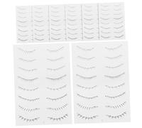 Mipcase 10 feuilles Autocollants de Cils Inférieurs pour Femmes Stickers Cils Application Facile pour Maquillage Naturel et Événement Glamour
