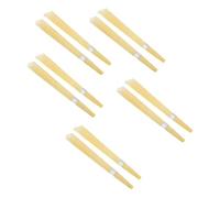 Mipcase 10 pièces Bougies Oreille Naturel Cire Abeille Bio Bougies Auriculaires Forme de Trompette Aromathérapie Apaisante pour Nettoyage Oreilles et Relaxation Marqueur Sécurité pour