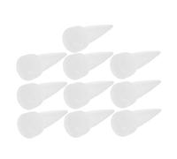 Mipcase 10 Pièces Buse en Plastique pour Colle et Mastic, Cône pour Dosage | Plastique Blanc, Compatible Distributeurs Manuels et Pneumatiques, pour LED et Capteurs