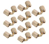 Mipcase 10 Pièces Charnière Invisible pour Meubles Charnière Cachée pour Bijoux en Cuivre 8mm Or Ouverture 180° à Barillet Discrète pour Armoires et Boîtes à Bijoux