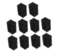 Mipcase 10 Pièces Coton De Filtre De Réservoir De Poissons Pompe Filtre D'aquarium Filtres pour Aquariums Piscine Filtres De Bassin avec Lumière UV Air Filtre Aquarium Filet Éponge Black