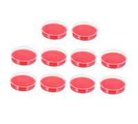 Mipcase 10 pièces Lot de Plaques Agar Sang pour Milieu de Culture Biologique Laboratoire Léger et Stable pour Tests Hémolyse et Culture Bactérienne