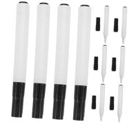 Mipcase 10 pièces Marqueurs Tableau Blanc Rechargeables à Pointe Fine avec Gomme Effaçables et Lavables Accessoires Durables pour Enseignants et Classe