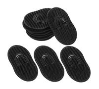 Mipcase 10 Pièces Peigne de Massage Rond pour Chevelu Brosse de Massage pour Shampoing Peigne Fortifiant pour Cheveux Brosse de Shampoing Compacte de Poche du Chevelu