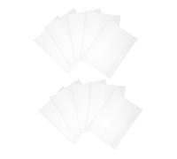 Mipcase 10 pièces Protège Documents Transparent Protection Film Protecteur Réutilisable Couverture Étanche pour Manuels et Cahiers