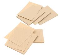 Mipcase 100 feuilles Papier Kraft Vintage pour Lettre et Messages Épaisses et Papier à Lettre Rétro pour Écriture Notes Poèmes et Fournitures de Papeterie