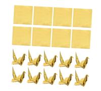 Mipcase 100 feuilles Papier Origami Carré Single-sided Pearl Doré DIY Artisanat Pliage Créatif Garçon Fille et Adultes