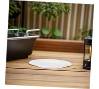Mipcase 100 Pièces Assiettes Jetables Papier Renforcées Plates Rondes Biodégradables pour Gâteaux Snacks et Repas Chauds ou Froids pour Bbq Anniversaires et Événements Extérieurs
