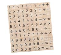 Mipcase 100 pièces Carreaux Numériques Bois Montessori Jouets Éducatifs Mathématiques pour Calculs Activités Manuelles et Projets Créatifs Garçon Fille