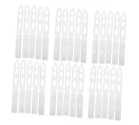 Mipcase 100 Pièces Duck Bill Plastic Hair Sectioning Clips For And Pets Lightweight DIY Craft Hair Accessories Transparent Hairpins With Teeth For Fine