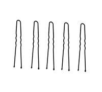 Mipcase 100 pièces Épingles à Cheveux U Noir Accessoires de Mariage Clips à Chignon pour Types de Effet Antidérapant et Sécurisé