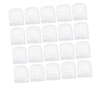 Mipcase 100 Pièces Masques Feuilles Gaz Facial Pré-découpés Grimace pour Soins Visage Professionnels Fin Permettant une Absorption Profonde et Hydratation