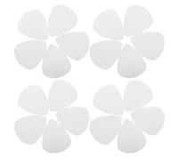 Mipcase 100 Pièces Metal Guitar Picks For Beginners Stainless Steel Bass Finger Plectrums Smooth Edge Flat Picks For Electric Acoustic Guitar Rock Jazz