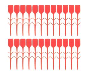 Mipcase 100 Scellés Sécurité Extincteurs Plastique Rouge Verrouillage Goupille Tête Soupape Installation Simple pour Usage Professionnel Incendie