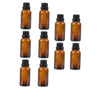 Mipcase 10pièces Lot De Flacons Huiles Essentielles Verre Pratiques Pour Parfums à Lèvres Et Huiles De Massage Avec Réducteur Orifice