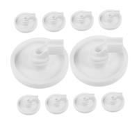 Mipcase 10pièces Roulettes de Rechange pour Panier Inférieur de Lave-vaisselle Kit de Réparation Plastique de Remplacement pour Entretien du Panier