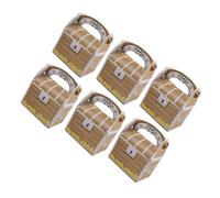 Mipcase 12 pièces Boîte à Trésor Papier Vintage Coffret Portable pour Bonbons et Petits Jouets Décoration Pirate pour Fête Garçon Fille Garçon Fille Organisateur Léger et Sûr