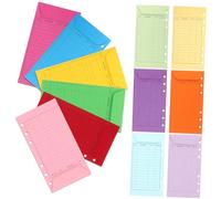 Mipcase 12 pièces Enveloppes Budget Papier Kraft Colorées Pochette Liquide Pratique et pour Gérer Budget et Dépenses Maison