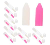 Mipcase 12 Pièces Lot De Têtes De Stylo à Ongles Pour Cristaux Pointes De Cire De Rechange Fournitures De Manucure