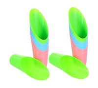 Mipcase 12 Pièces Lot Petites Pelles Plastiques pour Jardinage Outils De Rempotage Bonsaï Et Plantes Grasses Scoops Colorés pour Culture Micro-Paysage Et Plantation Intérieur