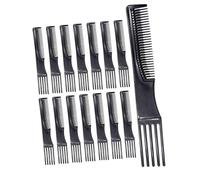 Mipcase 15 pièces Peignes de Coiffure Peignes à Crêper à Dents pour Salon Outils de Style Polyvalents pour Cheveux Secs et Humides Accessoires Pratiques pour Coiffage et Soins