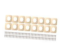 Mipcase 16 Pcs Maison Housse De Protection Perroquet Maison Prédateur Maison Gardes D'Entrée Prédateur pour Maison Nichoir Maison Prédateur Gardes Maisons Moineau Maison Cuivre Doré