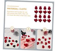 Mipcase 16 pièces Mini Pinces Cheveux Mâchoires Forme de Cœur et Lapin Accessoires et Durables Lot de Clips Griffes pour et Routines Beauté